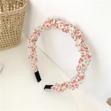 皺摺小碎花×髮箍×粉紅.avif