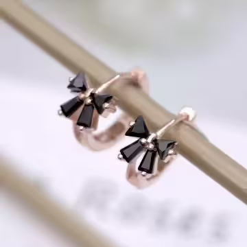 赫本黑領結×耳扣