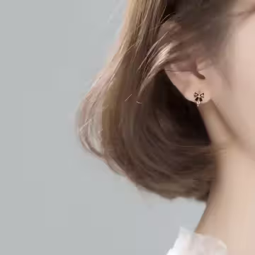 赫本黑領結×耳扣