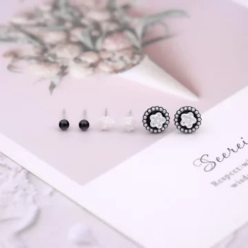 黑白玫瑰×三套件耳環組.avif