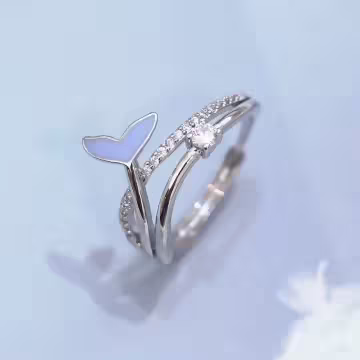 925銀飾×魚生有你×開口戒指