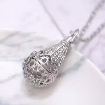 熱氣球×薰香火山石×長項鍊