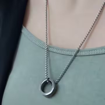 指環×中性長項鍊