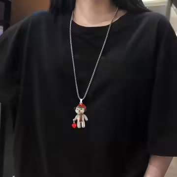 聖誕小熊×中性長項鍊