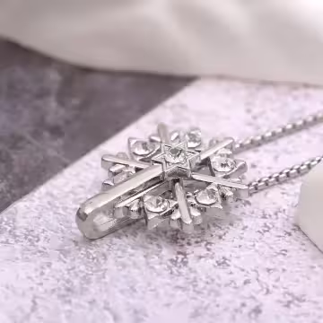 旋轉雪花飄×中性長項鍊