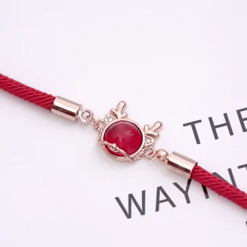 紅瑪瑙櫻桃×拉繩腳鍊.avif