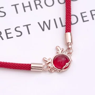 紅瑪瑙櫻桃×拉繩腳鍊.avif