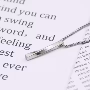 扭轉棒×中性長項鍊