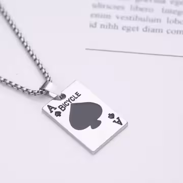 黑桃A×中性長項鍊