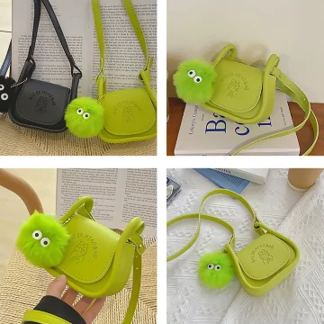 卡通少女小廢包×斜背包×青綠.avif