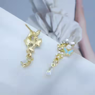 蝴蝶花園×吊墜耳環