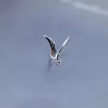 925銀飾×心之翼×開口戒指