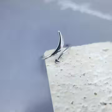 925銀飾×心之翼×開口戒指