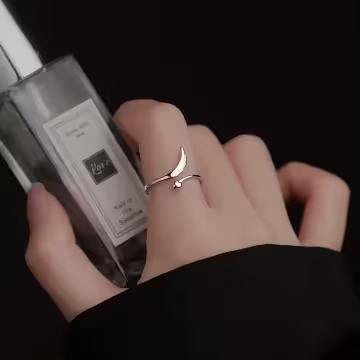 925銀飾×心之翼×開口戒指