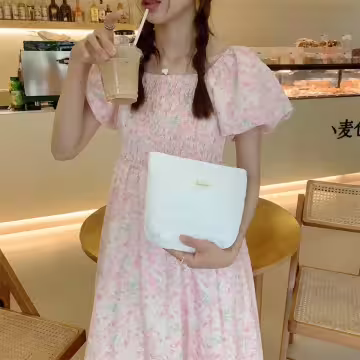 糖果愛心包×化妝包×白色