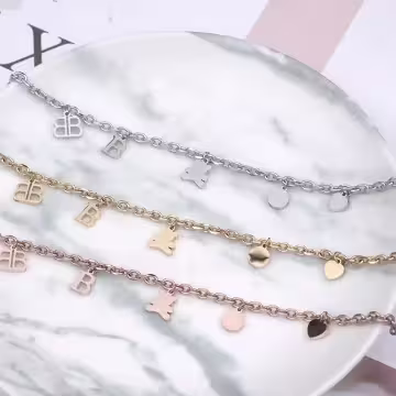 316鋼飾×小熊BABY×手鍊×金色