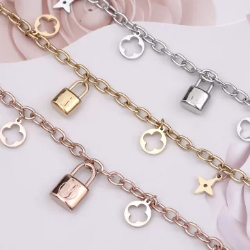 316鋼飾×心鎖印花 ×手鍊×玫瑰金.avif