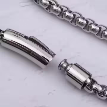 316鋼飾×嘻哈卡扣粗鍊 ×中性手鍊