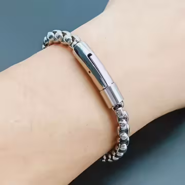 316鋼飾×嘻哈卡扣粗鍊 ×中性手鍊