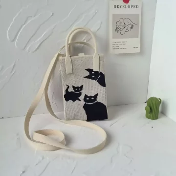 三隻黑貓×針織×斜背包×共二色.avif