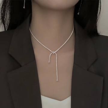 925銀飾×蛇骨抽拉繩垂線×鎖骨項鍊.avif