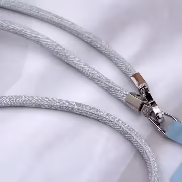 牛仔布繩×手機斜背雙勾掛繩×藍灰