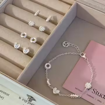 點心時刻×可頌×甜甜圈×鬆餅×法棍×手鍊