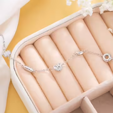 點心時刻×可頌×甜甜圈×鬆餅×法棍×手鍊