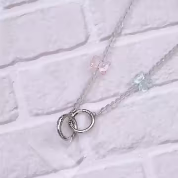 小熊軟糖圓珠×手機斜背雙勾掛繩×透明