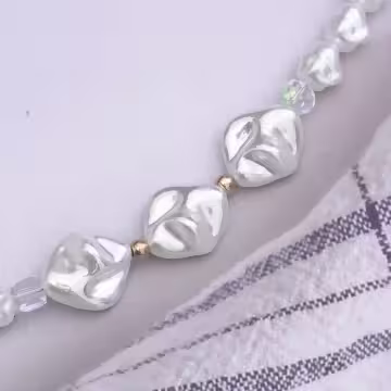 巴洛克珍珠LOVE吊牌×手機腕帶掛繩