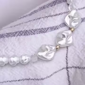 巴洛克珍珠LOVE吊牌×手機腕帶掛繩