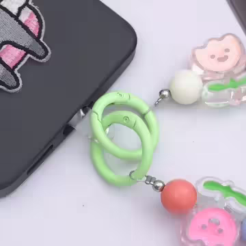 微笑小花×手機腕帶掛繩