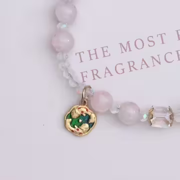 粉紅錦鯉小兔兔×手機腕帶掛繩