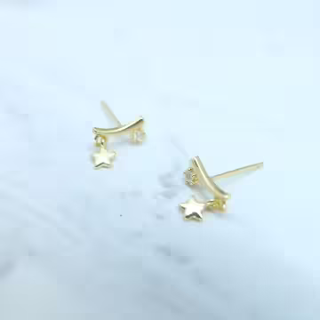 流星閃爍×吊墜耳環