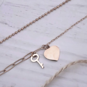 316鋼飾×解開心房×鎖骨項鍊×玫瑰金.avif