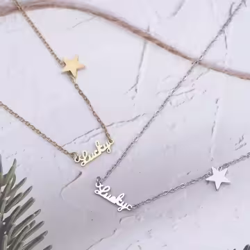 316鋼飾×Lucky好幸運×鎖骨項鍊×金色