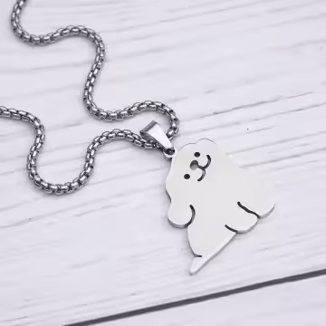 316鋼飾×馬爾濟斯×姐妹閨蜜情侶項鍊組