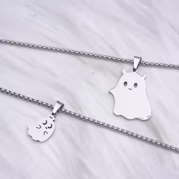 316鋼飾×保謢小幽靈×姐妹閨蜜情侶項鍊組