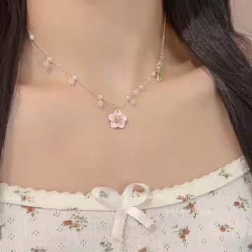 落櫻繽紛×鎖骨項鍊