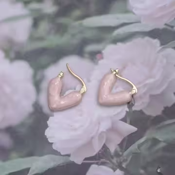 小桃心×耳環×共二色