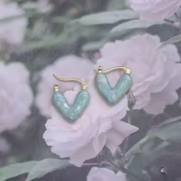 小桃心×耳環×共二色