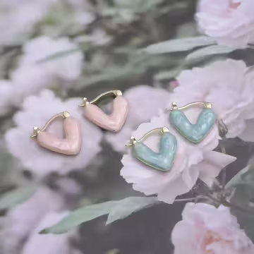 小桃心×耳環×共二色