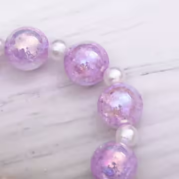 糖果紙炫彩蝴蝶結×手機腕帶掛繩×紫色