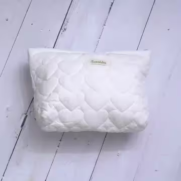 糖果愛心包×化妝包×白色