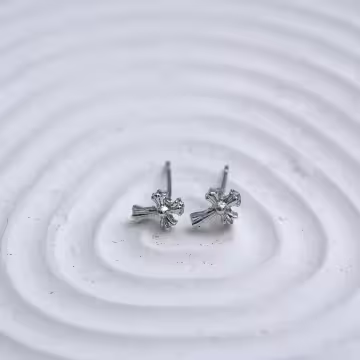 輕奢十字架小水鑽×三套件耳環組