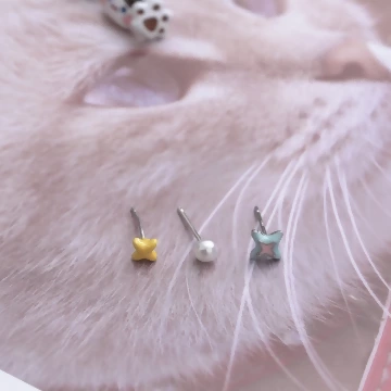 貓咪與雕魚燒×六套件單邊耳環組.avif