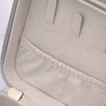 絲絨莫蘭迪×拉鍊飾品盒×灰色