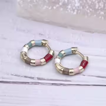 彩色琺瑯滴釉×耳扣