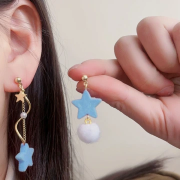 冰天雪地霧霾藍星×吊墜耳環.avif