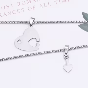 316鋼飾×一箭鍾情×姐妹閨蜜情侶項鍊組